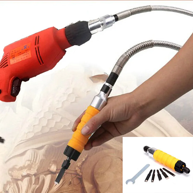 Zjcostol Electric Carving Knife Wood Chisel Carving Tool Set Furniture