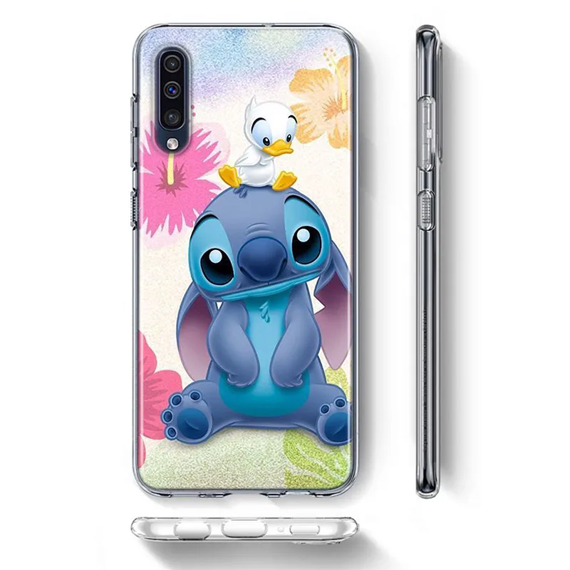 Silicone Cover Lilo Stitch Cartoon For Samsung Galaxy A90 A80 A70 A70S A60 A50 A40 A30S A20S A20E A10 A10E Phone Case silicone case samsung