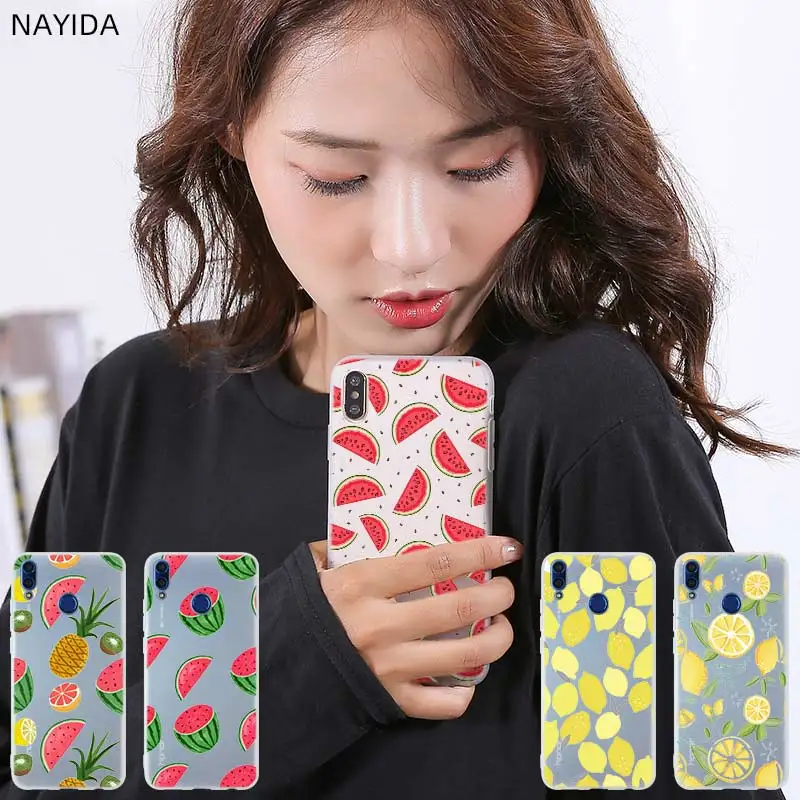 Чехол для Huawei Honor 30 20 Pro 10 9 9X Lite 10i 9a 8a 7a 30s с изображением фруктов лимона арбуза