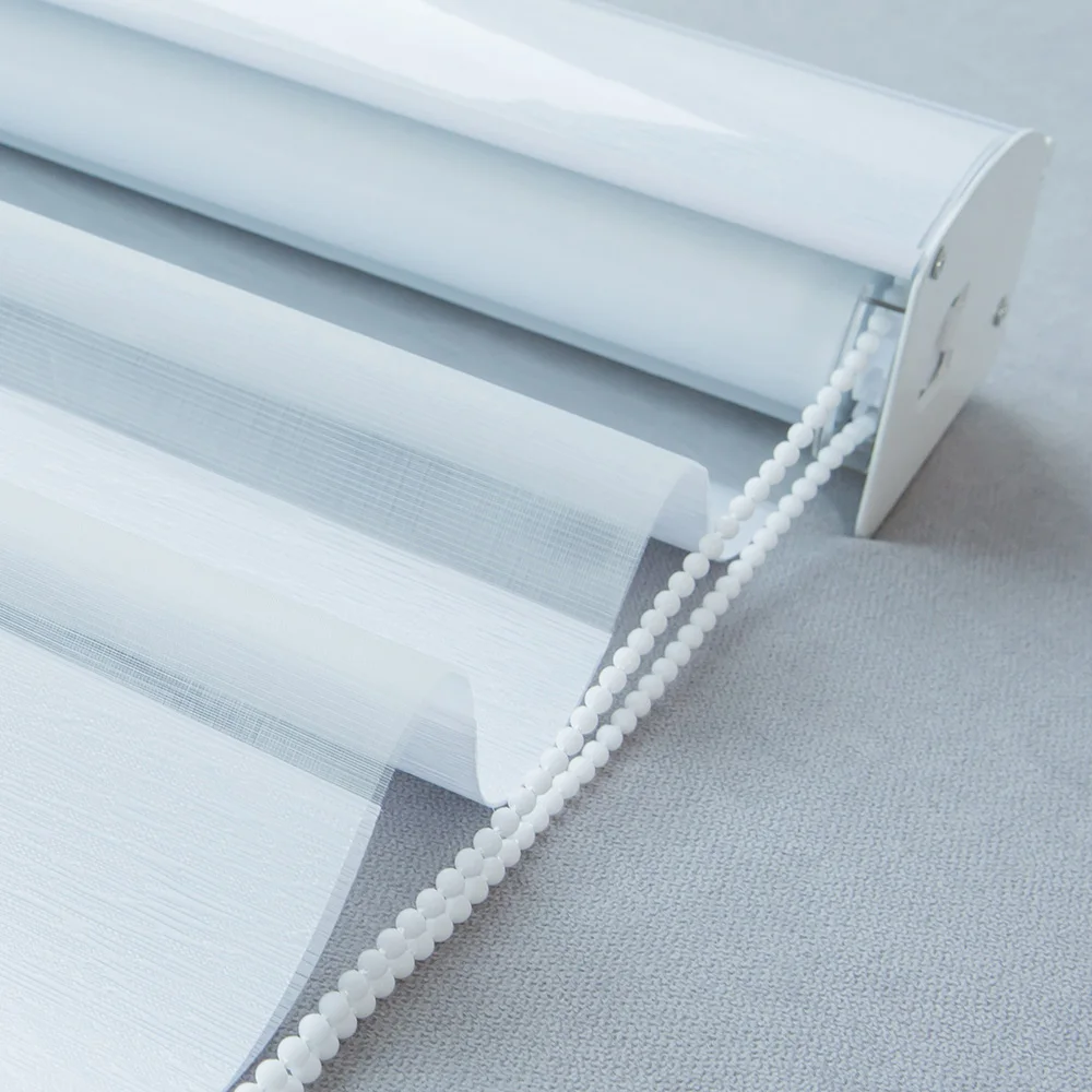 Popular soft fabric zebra shades roller blinds for home and office | Дом и сад