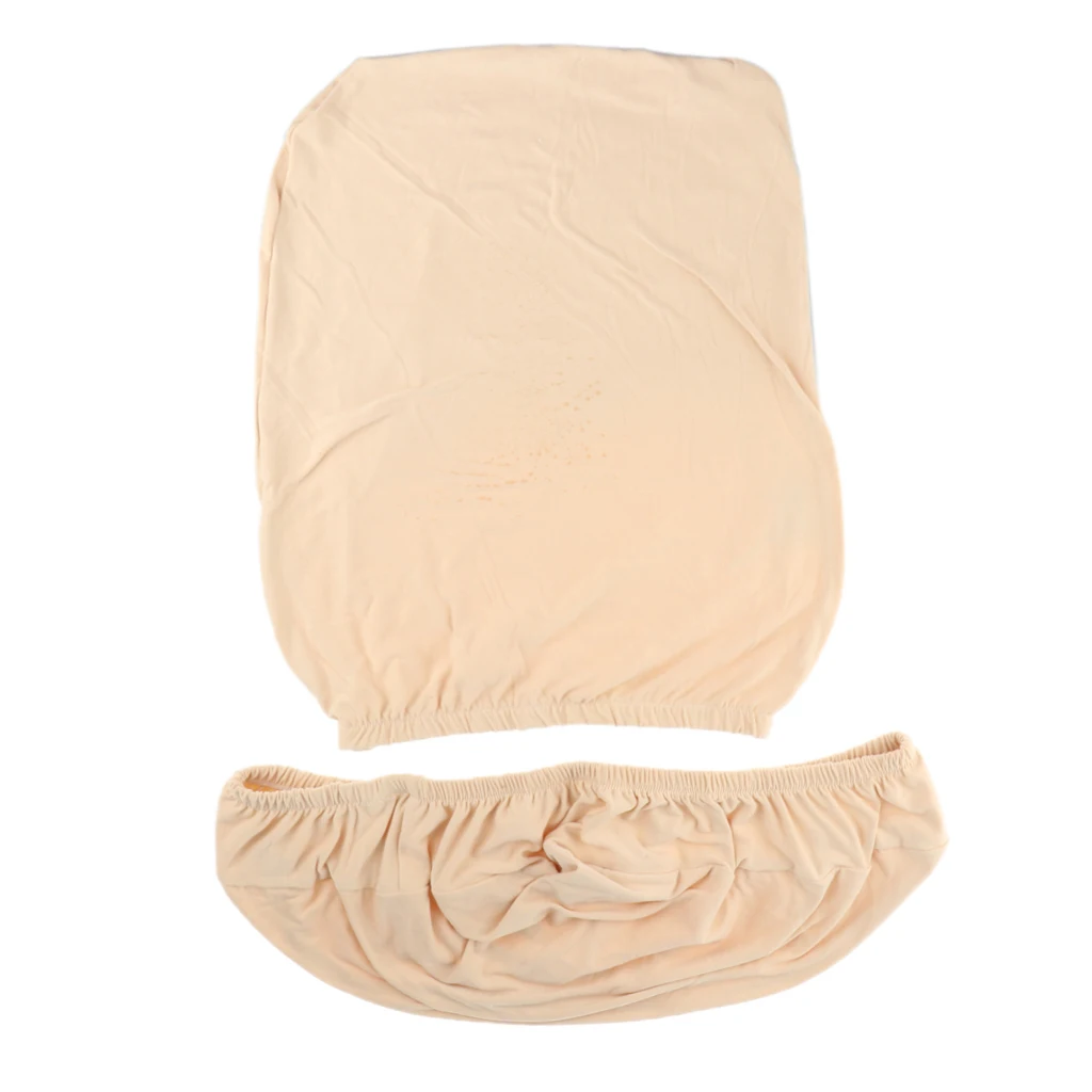Universal Computer Office Chair Cover Protector Stretchable Spandex Rotating Chair Slipcover Pure Color