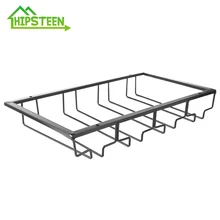 Горячие кухонные товары для дома, винный Стеклянный Стеллаж, Железный Металл, 4 ряда, пароварка, вешалка, держатель для вина, декоративная пароварка, стойка