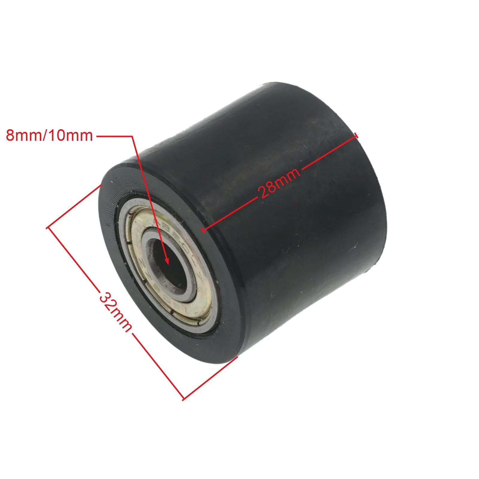 8mm / 10mm Drive Chain Roller Pulley Wheel Slider Tensioner Guide For Street Bike Enduro Motorcycle Motocross ATV CRF CR XR