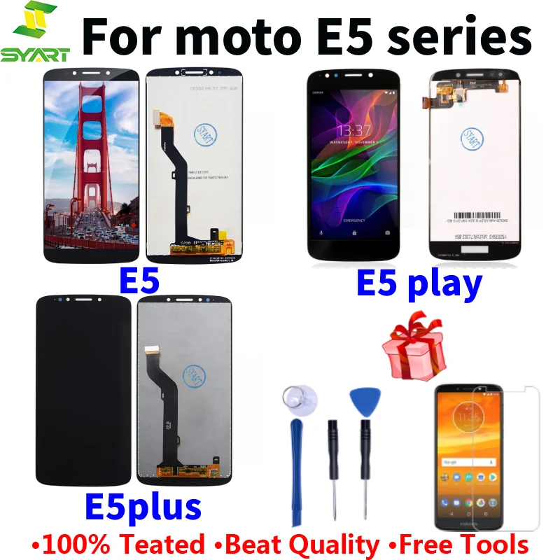 Screen Digitizer For Moto E5 Plus XT1924 LCD Display Touch Assembly Compatible Motorola XT1944 Play XT1921 | Мобильные телефоны и