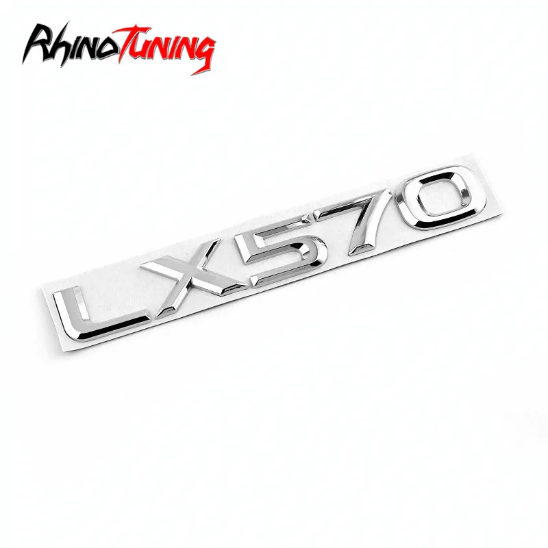 1pc lx570 1 шт. черный выпуск S металлическая наклейка LX570 Эмблема багажника автомобиля значок Авто стиль для- LX570 - Название цвета: 1pc lx570