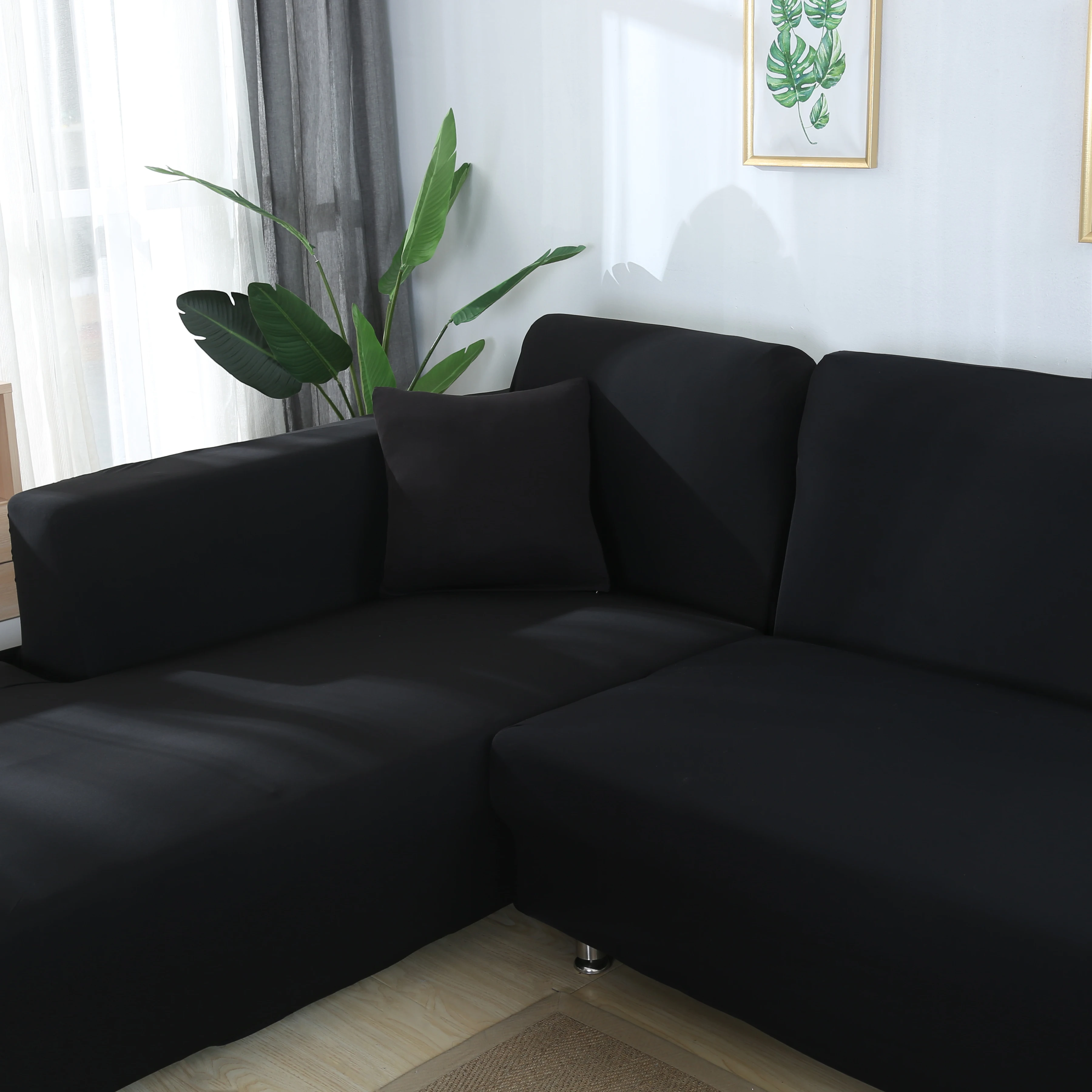 Stretchable Elastic Sofa Corner Sofa Covers L Shape Corner Sofa Cover