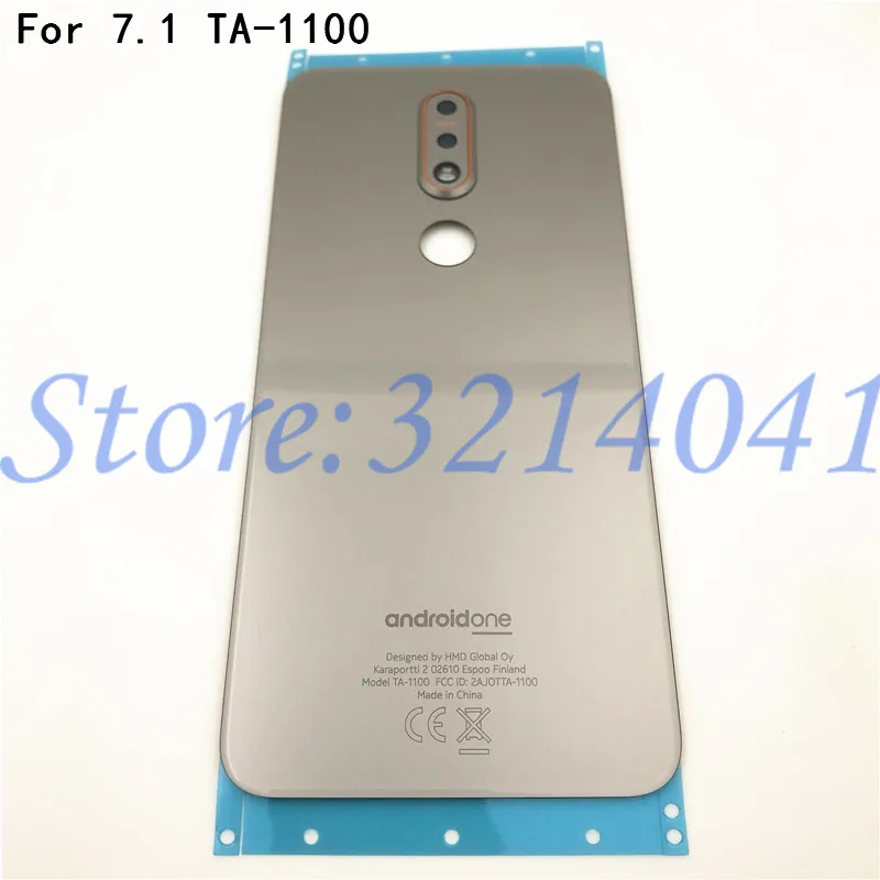 Стекло для Nokia 7 1 TA 1100 1096 1095 1085 1097 задняя крышка со стеклом и объективом