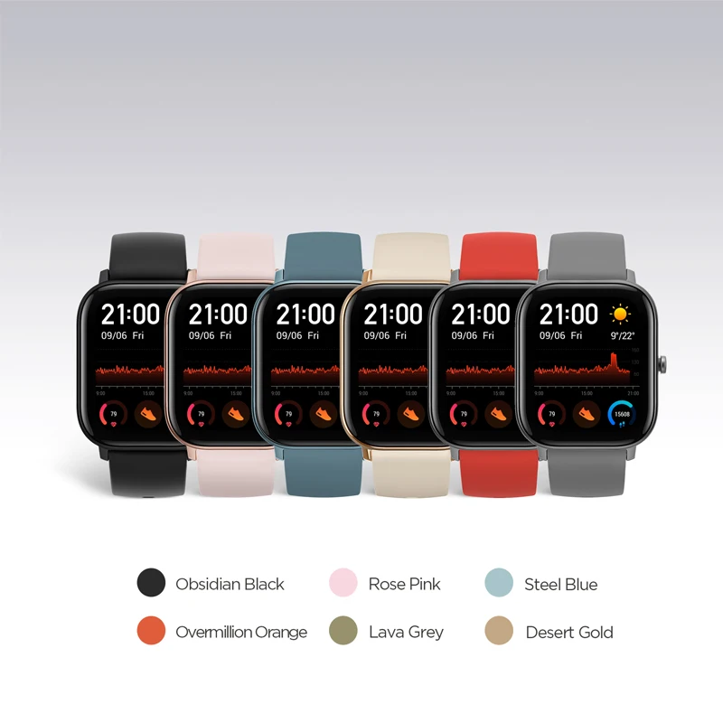 Global Version Amazfit GTS Smart Watch Men Women 5ATM Waterproof GPS Tracker NFC BT5.0 Smartwatch for Xiaomi Android Phone IOS