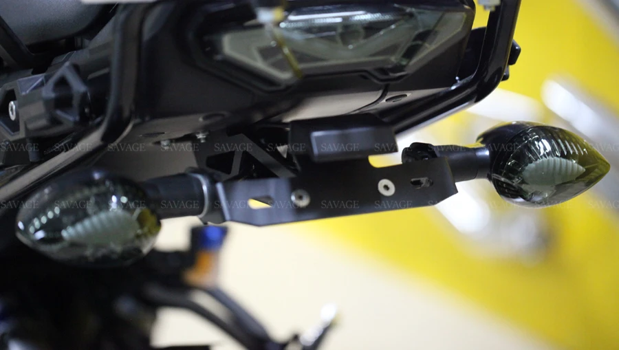 Держатель номерного знака светодиодный светильник для YAMAHA FJ-09 MT-09 Tracer 900- 16 17 18 19 мотоцикл ХВОСТ Tidy Fender Eliminator