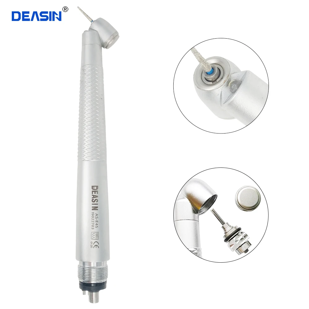 

Standard Head Dental Products High Speed Handpiece 45 Degree Dental Laboratory Handpiece