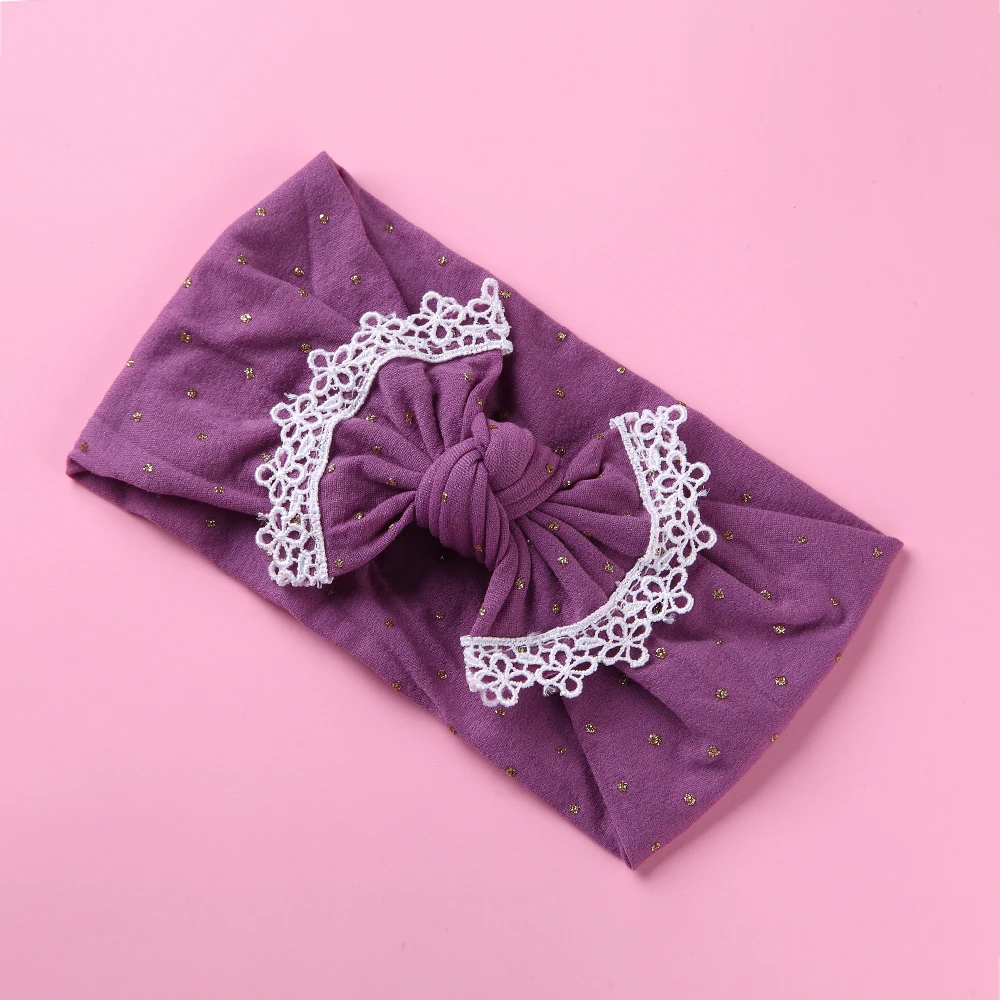 2 Повязка на голову с бантиком для младенца эластичная повязка на волосы "тюрбан" Бантики дети девочка повязки, резинки для волос для маленькой девочки s Haarband аксессуары для волос - Цвет: 2