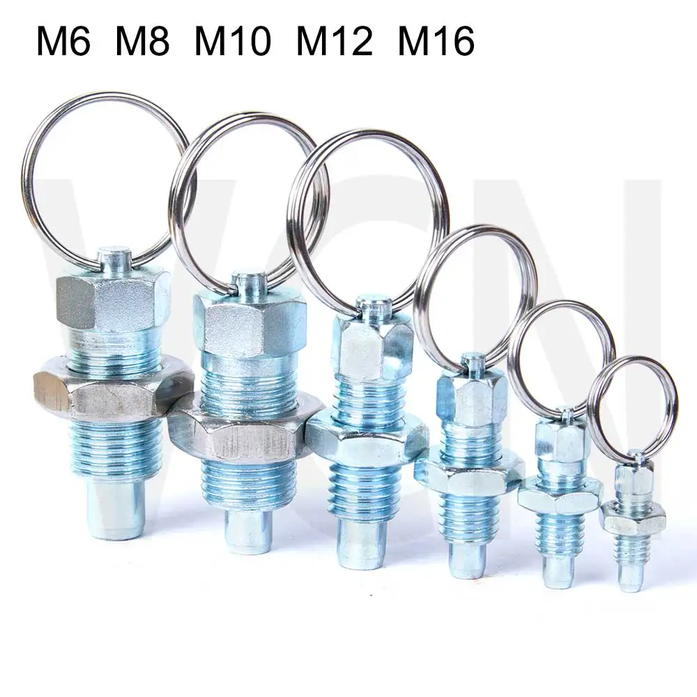 217 핸들 조정 가능한 플런저, 스프링 핀, 인덱싱 플런저, 리턴 유형, M6 M8 M10 M12M16, 잠금 나사, 인덱스 볼트, 재고 있음