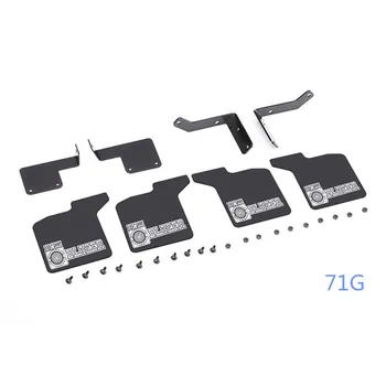 

Rubber Front & Rear Mudguard Mud Fender with Metal Stand for 1/10 TRAXXAS TRX4 Blazer K5 RC Car Parts Accessories