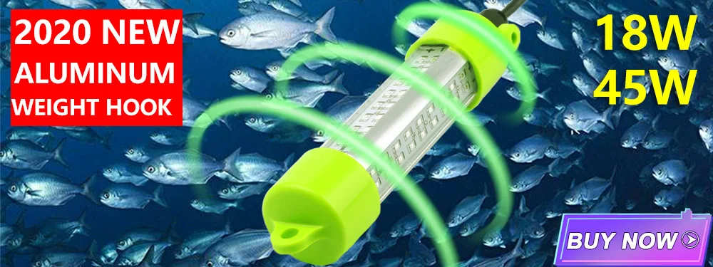 Isca para Atrair Led com Fio de 12v 180 e 5m Luz de Pesca Verde Branco Azul Amarelo Ip68 Peixes Submersível 15w 1 Luzes subaquáticas