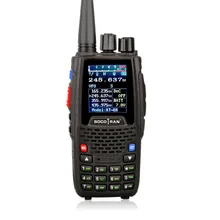Quad band handheld rádio bidirecional KT-8R 4 banda walkie talkie intercomunicador ao ar livre uhf vhf ham transceptor