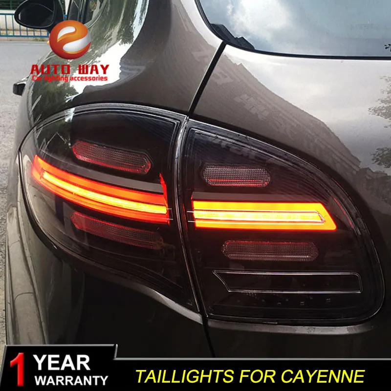 Автомобильный Стильный чехол для заднего фонаря для Porsche Cayenne S задние фонари 2011- задние фонари светодиодный чехол для Cayenne задние фонари светодиодный задний фонарь