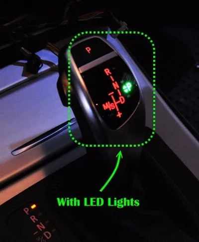 Тире освещение шестерни индикатор положения ручка переключения рычага для E90 E60 E83 E39 E53 RHD LHD автоматический Steptronic