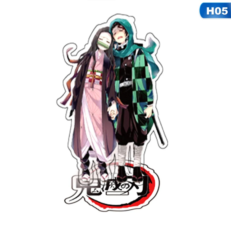 Японское аниме Demon Slayer: Kimetsu no Yaiba Kamado Tanjirou Kamado Nezuko Косплей фигурка на акриловой подставке модель Настольный Декор Игрушка Подарки