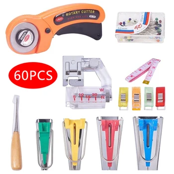 

Machine Tools Binding Sew Multifunction Sewing Bias Tape Maker Set DIY Patchwork Quilting Tool