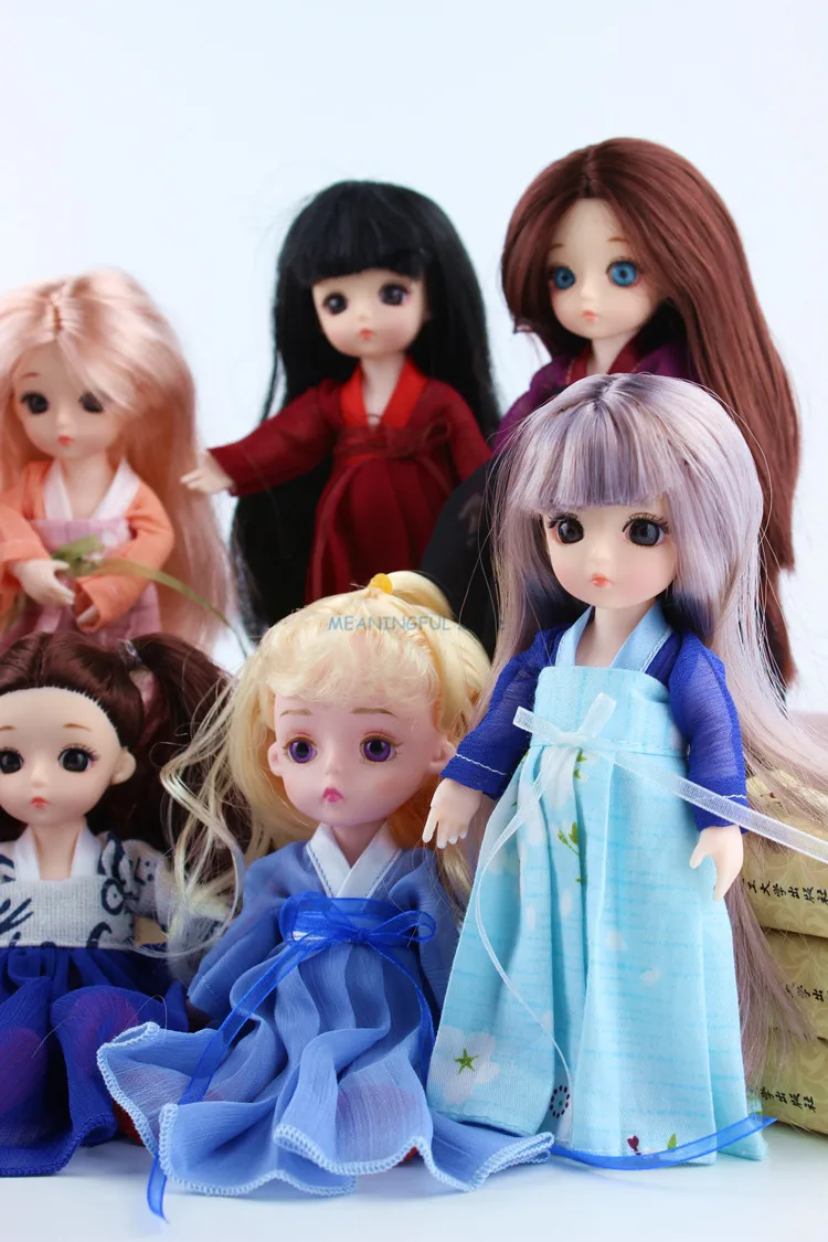 13 подвижные суставы отправить DIY Одежда ханьфу платье принцессы Белая обувь в китайском стиле; 15 см 1/8 игрушки куклы BJD кукла игрушки