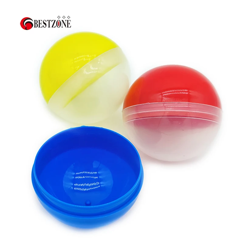 100Pcs 75MM About 3Inch 2.95‘ Plastic Surprise Ball Empty Capsules Container For Toy Draw A Lottery Raffle Gift Capsule Station 5
