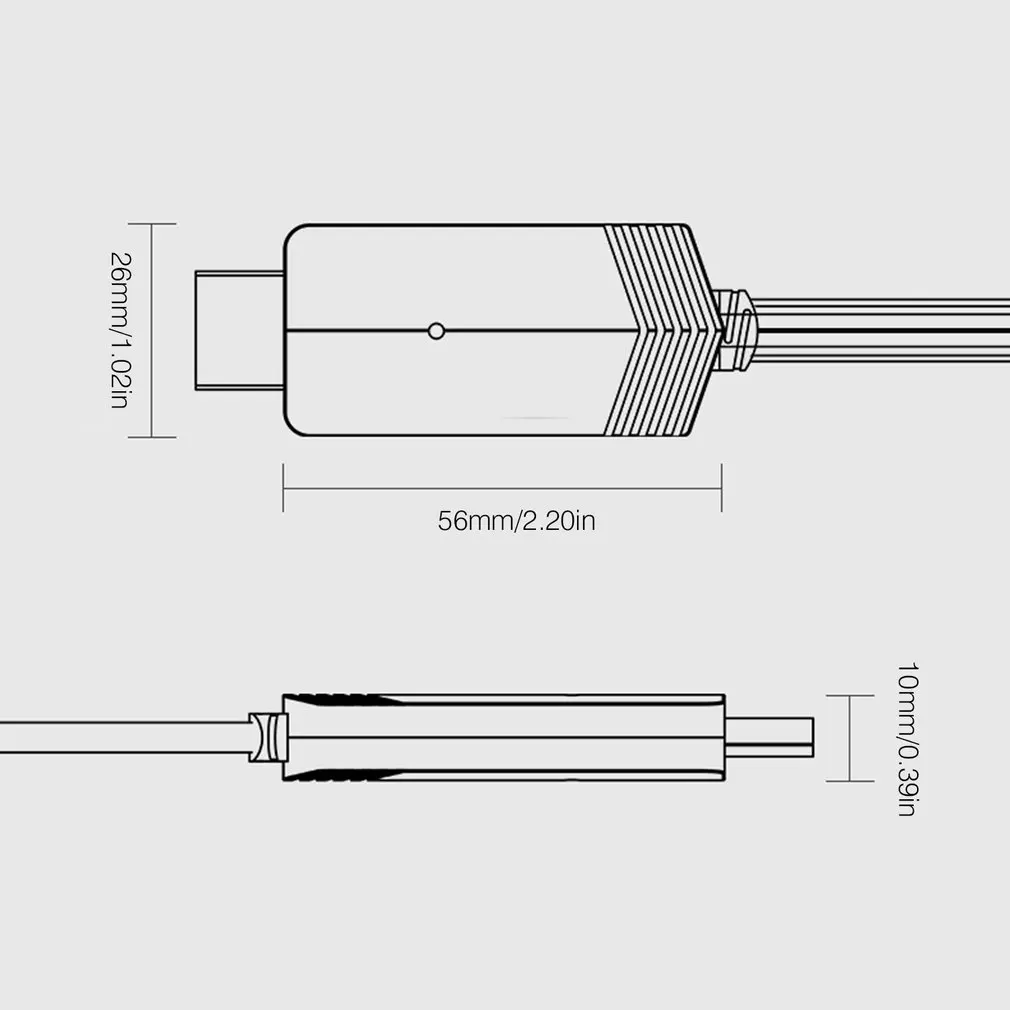 HDTV кабель для передачи данных для Apple для Android 2 в 1 с той же линией экрана USB Женский к HDTV 1080P MHL USB кабель