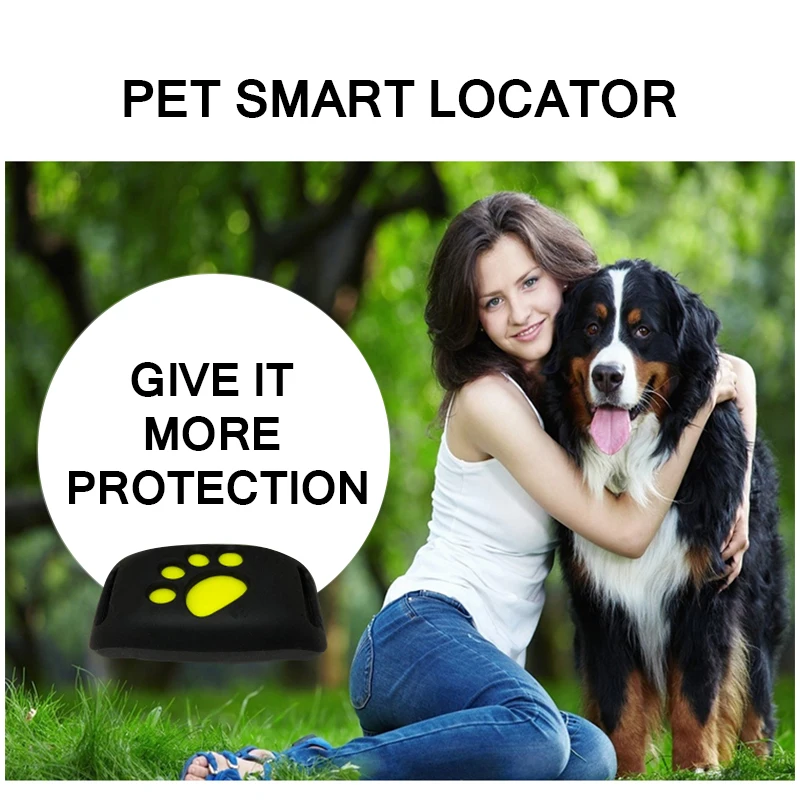 

Dog GPS Tracker Waterproof Smart Anti-fall Pet Locator Mini Dog Cat Positioner Reminder Wireless Intelligent Tracking Device