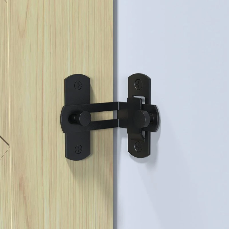 

American Barn Door Lock Stainless Steel Sliding Door Buckle Lock 48*35mm Part UK