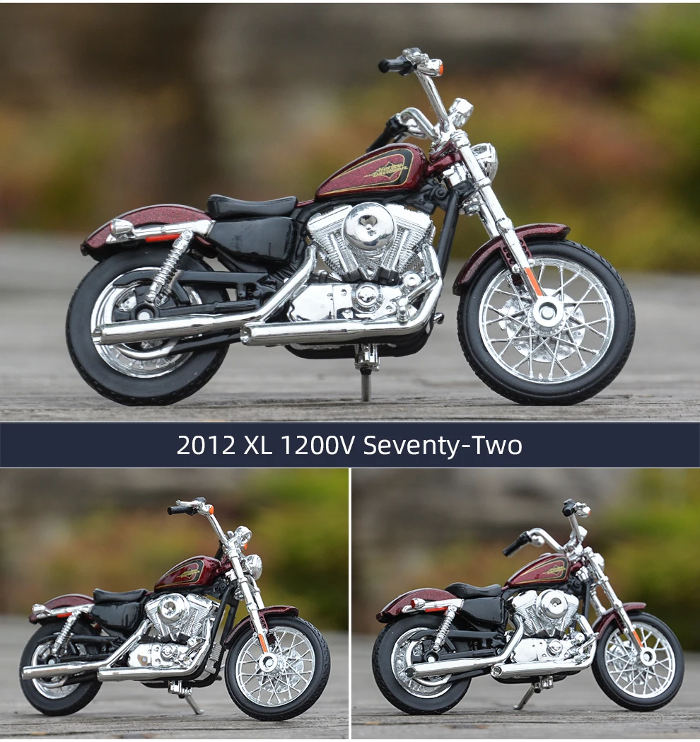 Maisto 1:18 2012 XL 1200V семидесяти два литья под давлением модель мотоцикла Игрушка