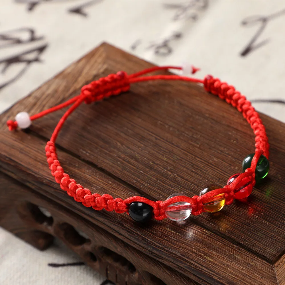 Tibetan Buddhist Red Bracelet Buddhist Knots Lucky Bracelet Lucky