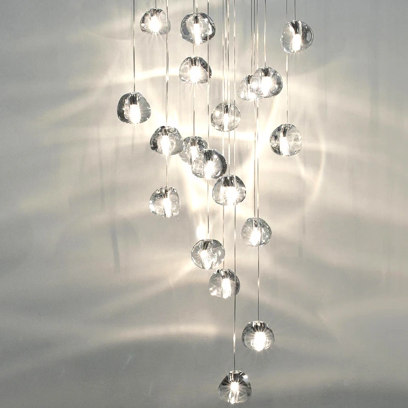Modern LED Pendant Light Living Room Lighting Fixtures Stairs Deco Hanging Lights Dining pendant Lamps Lighting For Stair Lights afbeelding