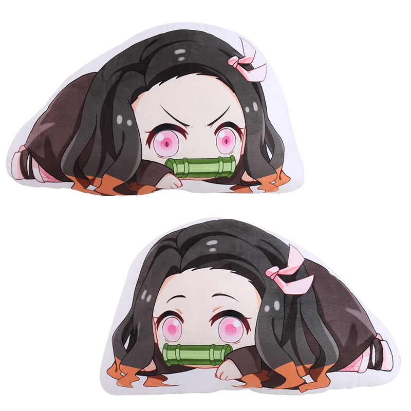 Японское аниме Demon Slayer: Kimetsu no Yaiba Kamado Tanjirou Nezuko Косплей Кукла Плюшевая мягкая подушка игрушка подушка рождественские подарки