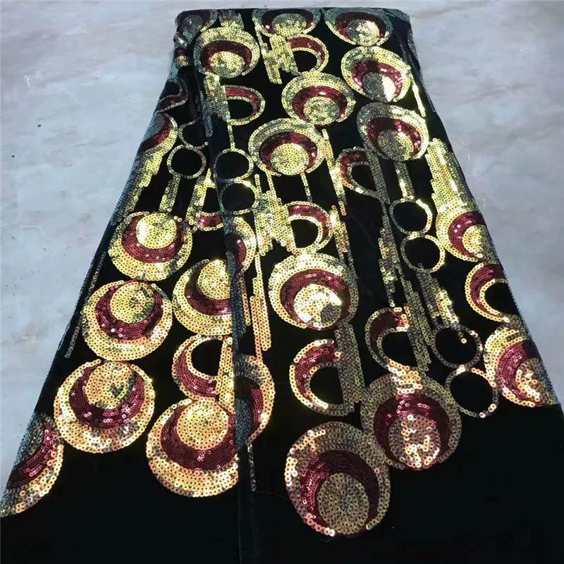 Африканская кружевная ткань высокое качество зеленое кружево африканская бархатная кружевная ткань с вышивкой из пайеток нигерийские вечерние платья