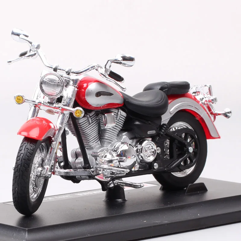 1/18 масштаб детский мини металлический литый под давлением YAMAHA 2001 Road Star Silverado
