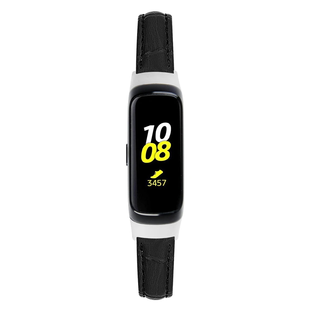 Сменный кожаный ремешок на запястье для samsung Galaxy fit SM-R370 браслет часы браслеты аксессуары
