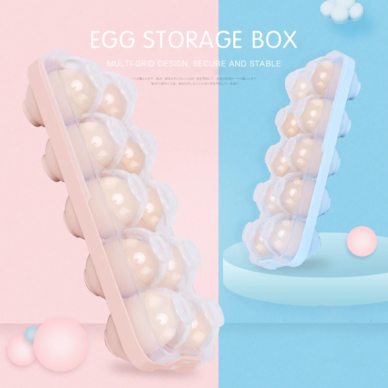 

Egg Storage Box Stackable Kitchen Storage Box Refrigerator Storing Container Egg holder Tools Racks Home Food Storage Boxes