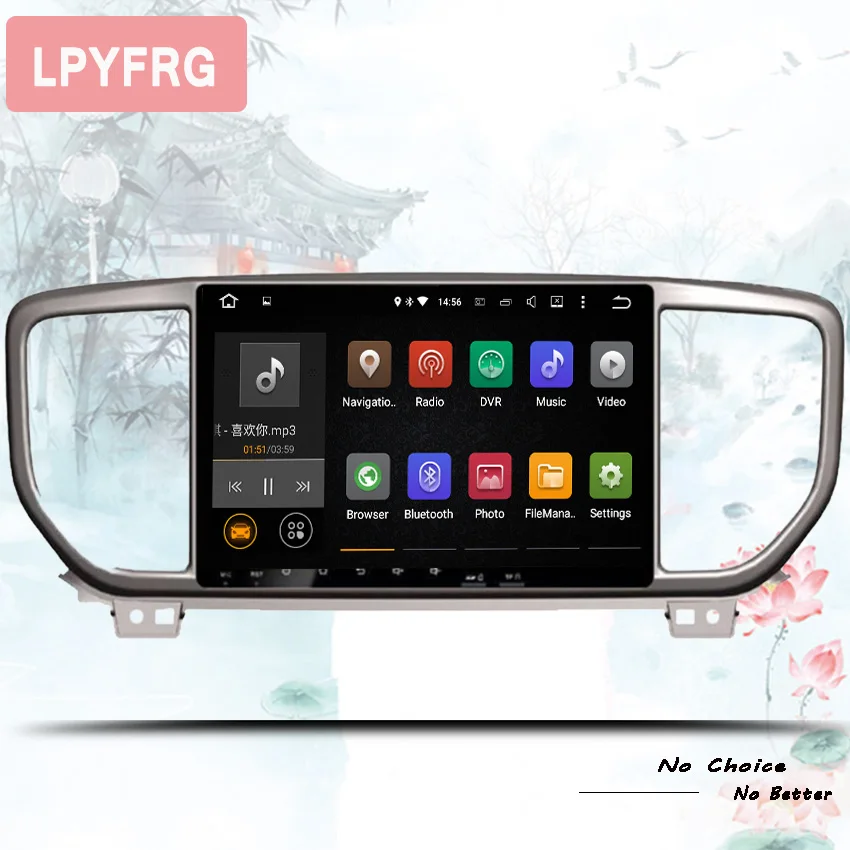 

4G+64G Android 9.0 Car Radio Multimedia Player GPS Navigator For KIA Sportage 4 2018 2019 2020 KX5 Audio 2Din Head Unit no DVD