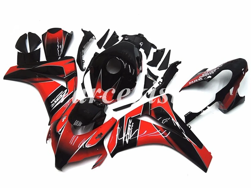 ABS инжектор мотоцикл обтекатели комплект Подходит для Honda CBR1000RR CBR1000 2008 2009 2010 2011 08 09 10 11 Кузов Набор красный черный