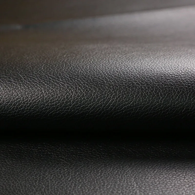 Soft PU Leather Fabric 54 x 78, 1.2mm Thick Faux Leather Sheets Synthetic  PU Leather Material for DIY Crafts, Upholstery, Sewing (Black)