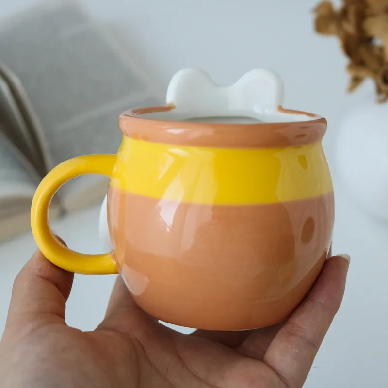 300 мл Дисней пух тигр мультфильм чашка для воды Кофе Молоко чай фестиваль керамическая кружка домашний офис Коллекция чашки фестиваль детский подарок