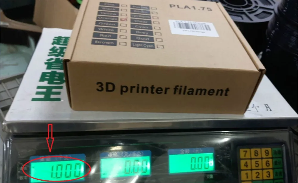 3D Drucker 1 кг нить Rolle PLA 1,75 мм Schwarz прозрачный гелб Rot камуфляж