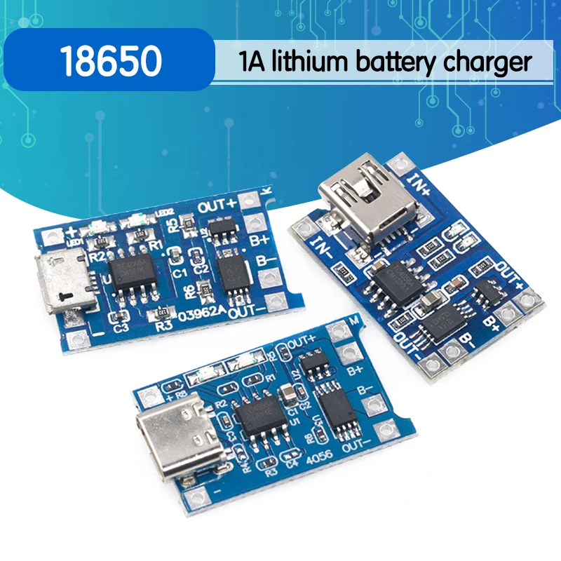 Зарядная плата TP4056 MINI USB 5 шт. 18650 А литиевая батарея модуль зарядного устройства
