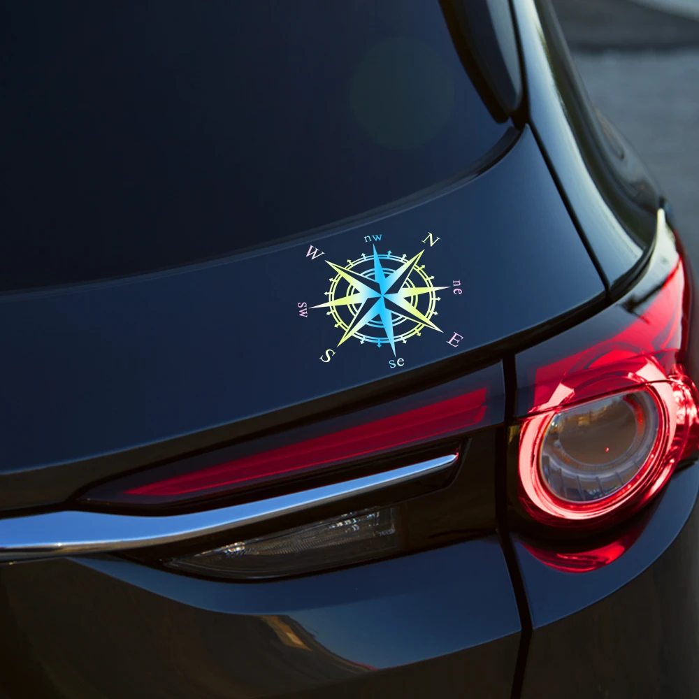 Автомобильные наклейки художественный дизайн Переводные картинки с компасом