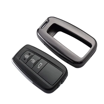 

Car Aluminum Alloy Key Fob Full Covered Case For Toyota 2018-up Smart Keyless Remote