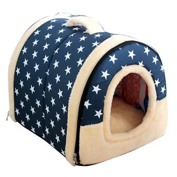 

Pet House Dog Bed 2 in 1 Family and Sofa Dog Bed Cat Puppy Rabbit Pet Warm Soft Warm Pet Bed