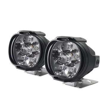 

2Pcs/set Motorcycle External LED Spotlight 6 LED 8W 1000LM 6500K Light Replacement Kit High Brightenss