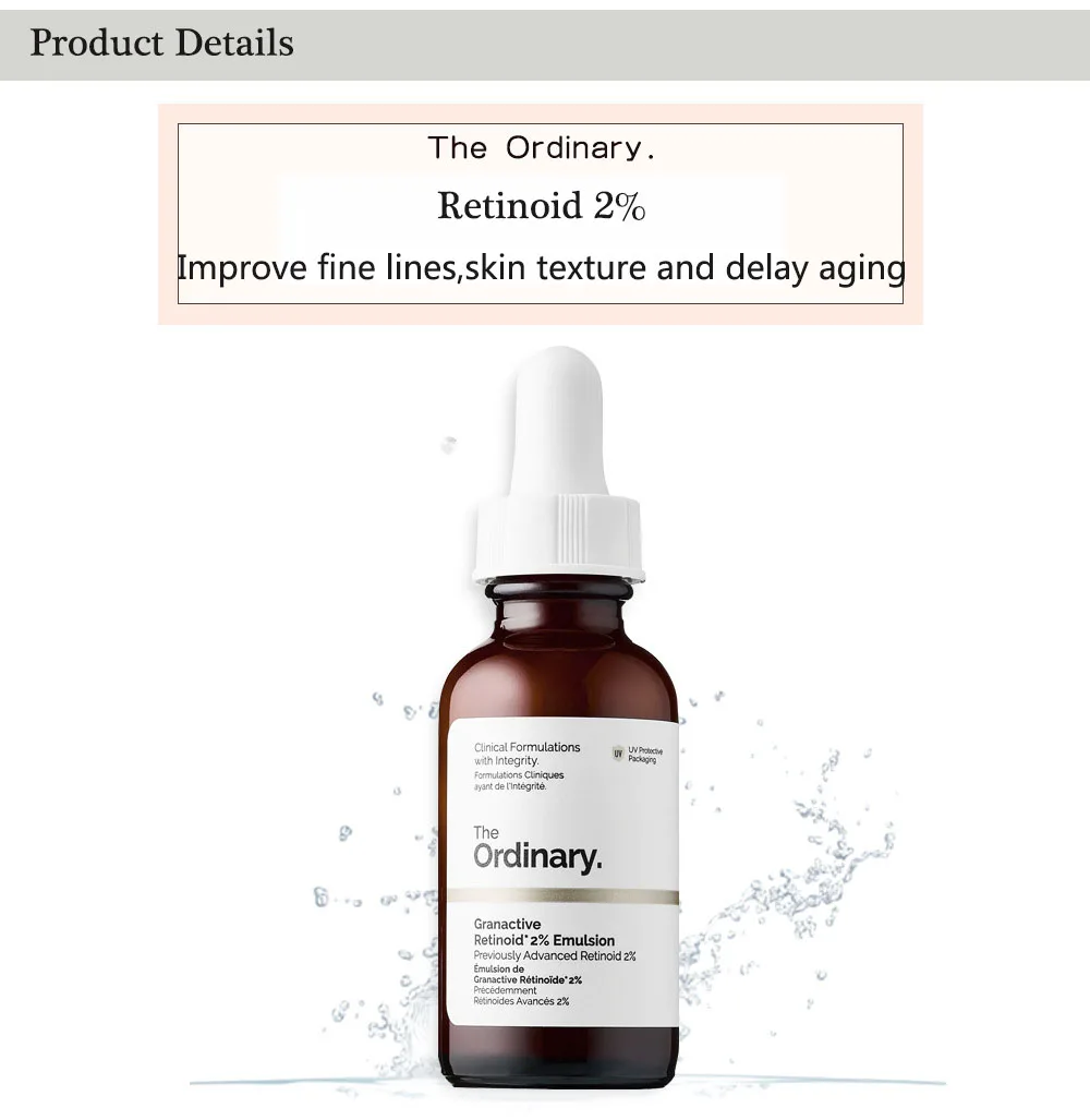 The Ordinary Retinoid 2% Vitamin A Derivative Anti-aging Face Serum Reducing Fine Lines Dullness Brightening Facial Skin Care The Ordinary Retinoid 2% Vitamin A Derivative Anti-aging Face Serum Reducing Fine Lines Dullness Brightening Facial Skin Care