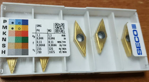 Оригинальные карбидные вставки VBMT160408-MF2 CP500 10 шт. | Обустройство дома