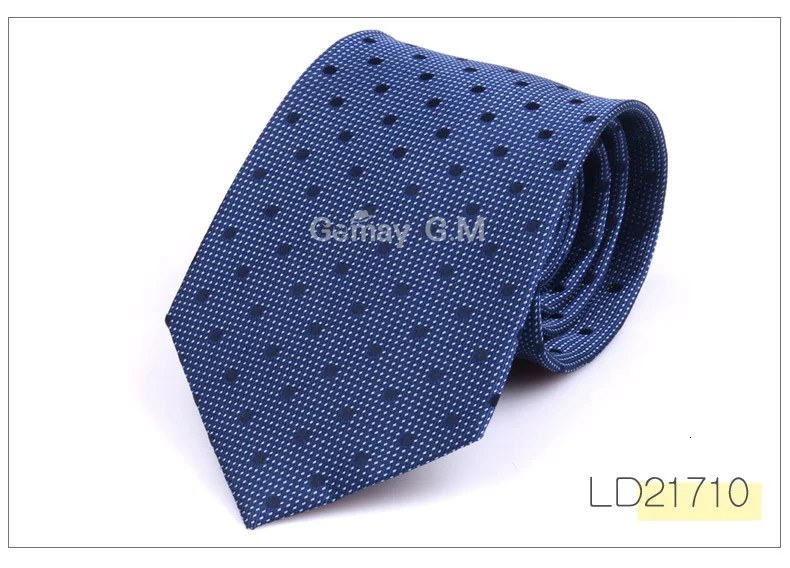 100% шелковые галстуки для мужчин, модные классические жаккардовые галстуки в горошек, галстуки для мужчин, синий темно-синий шелковый