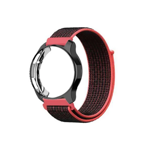 20 22 мм чехол и ремешок для samsung gear S3 Frontier Galaxy watch 46 мм 42 мм ремешок+ Защитная крышка Спортивная петля нейлоновые аксессуары для наручных часов - Цвет ремешка: 20